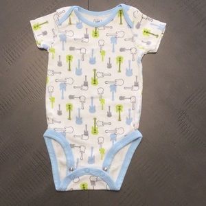 Carter’s Short Sleeve Onesie w/ Overlap Shoulder